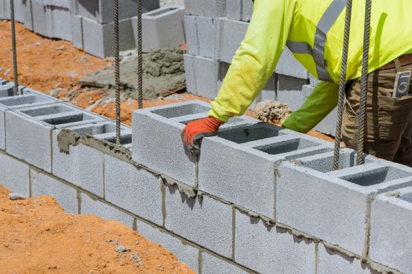 Concrete Blocks Installation in Macomb
