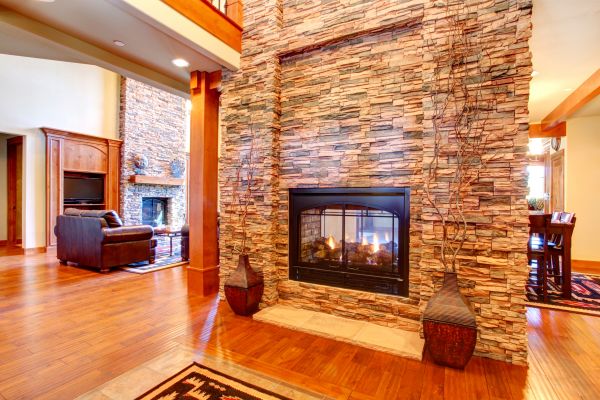 Stone Hearth Installation in Macomb