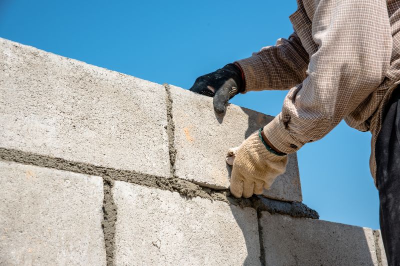 Block Foundation Installation detail