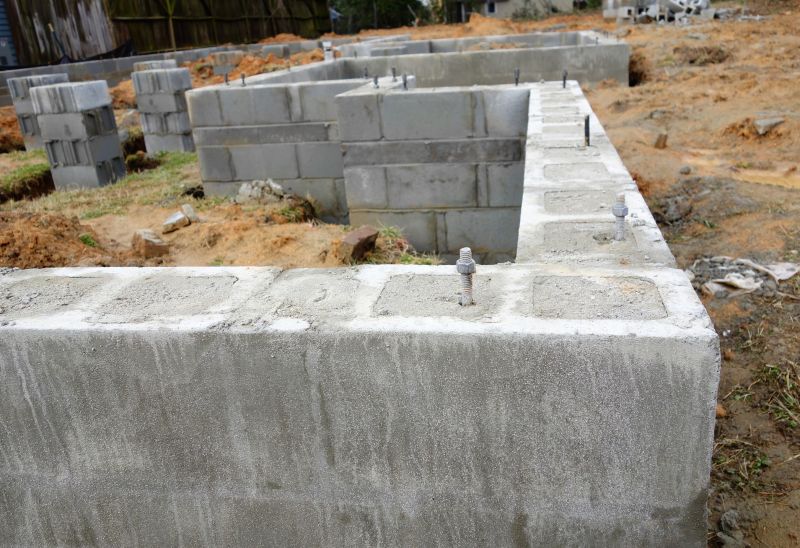 Brick Foundation Installation detail